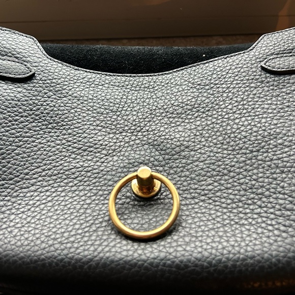 Mulberry Amberly Medium Satchel Black w/Gold Hardware EUC - Picture 15 of 15